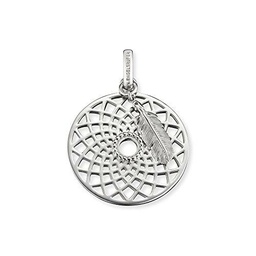 Engelsrufer Dreamcatcher colgante para las mujeres 925-plata con plata pluma 33 mm