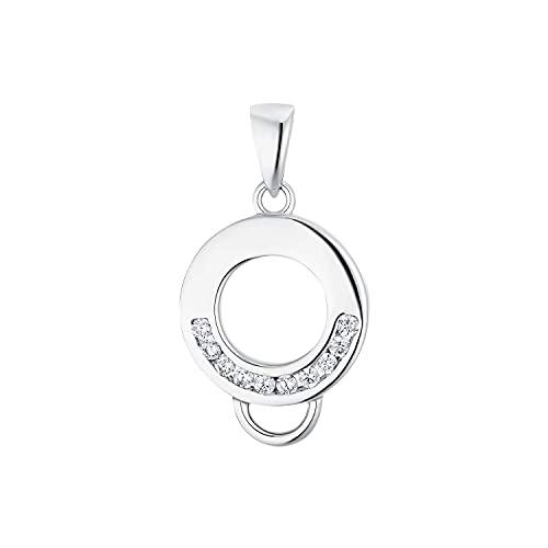 Amor Colgante para mujer, plata de ley 925 con circonitas.