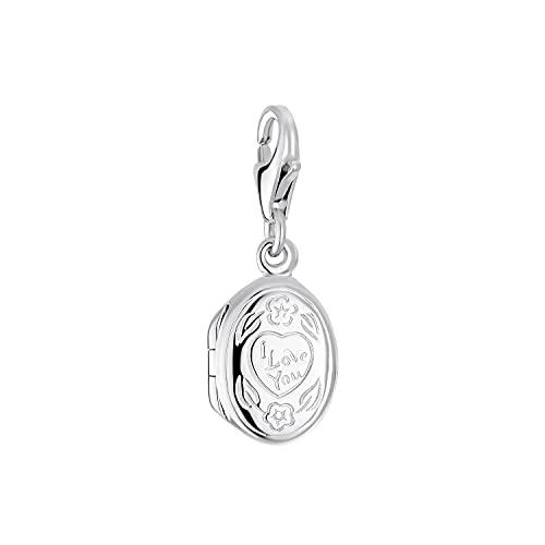 Amor Colgante para mujer, plata de ley 925.