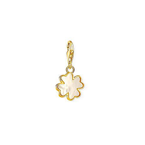 Thomas Sabo Mujer Colgante Charm Plata de ley 925, de oro amarillo de 18 quilates 1775-429-14