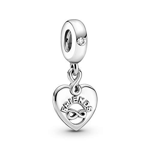 Charm colgante Pandora Amigos para Siempre 799294C01 plata