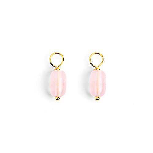 Charms Rose Quartz Oro - Joyas mujer