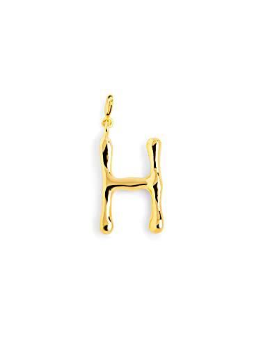 SINGULARU - Charm Letter XL Oro - H - Joyas mujer