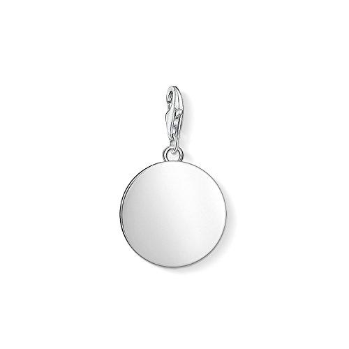 Thomas Sabo - Charm con Cierre, Plata de Ley 925, Plateado