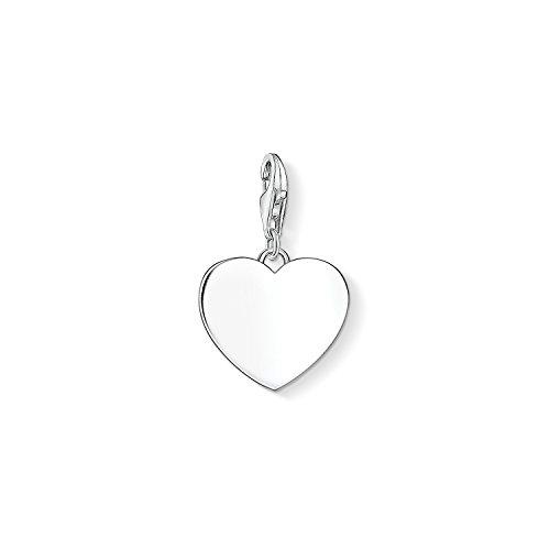 Thomas Sabo - Charm con Cierre, Plata de Ley 925, Plateado