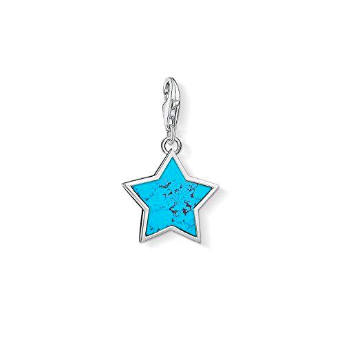 Thomas Sabo - Colgante de Mujer &quot;Estrella turquesa Charm Club&quot;