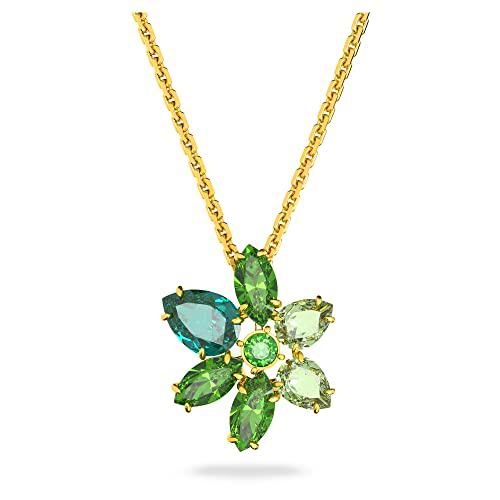 Swarovski Colgante Gema, Tallas mixtas, Flor, Verde