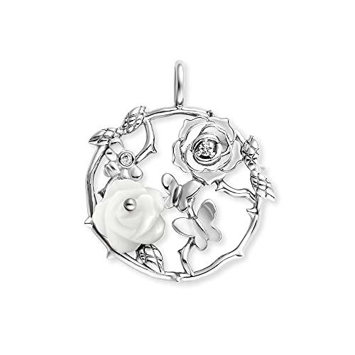 Engelsrufer Colgante para mujer Rose Garden de plata de ley