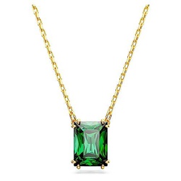 Swarovski Colgante de matriz, corte rectangular, verde