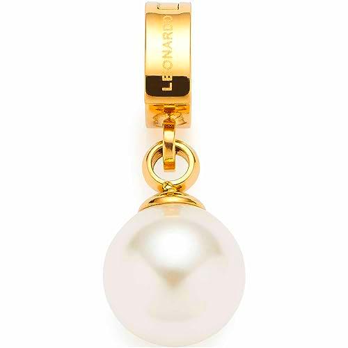 Leonardo Jewels Coco Clip&amp;Mix 023257 - Colgante de acero inoxidable IP dorado