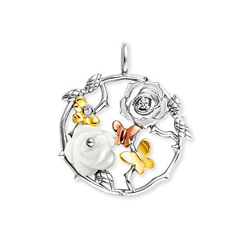 Engelsrufer Colgante para mujer Rose Garden de plata de ley