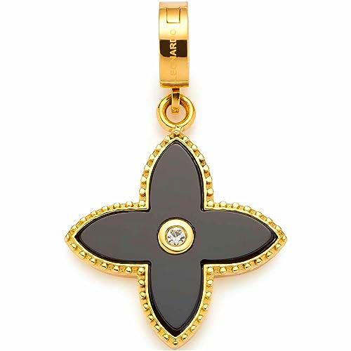 Leonardo Jewels Gothea Clip&amp;Mix 023268 - Colgante de acero inoxidable IP dorado