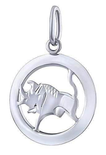 Silvego Colgante Silver Pendant Zodiac Sign Taurus