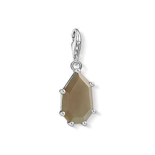 Thomas Sabo - Colgante con Piedra Preciosa/Perla, Abalorio con Piedra Beige