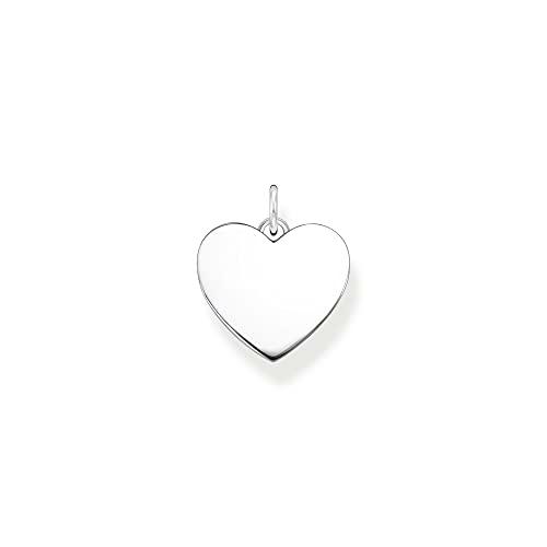 THOMAS SABO Colgante de corazón para mujer, plata de ley 925