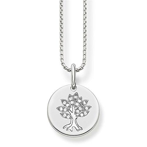 Thomas Sabo SCKE150171 - Colgante para mujer, plata 925 y circonitas blancas