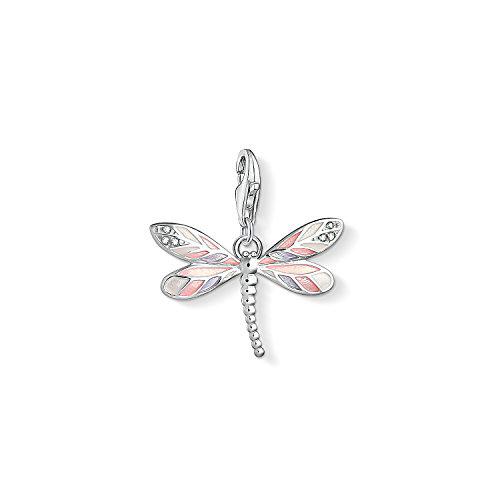 Thomas Sabo Charm con Cierre de Mujer con Plata de Ley 925, Plateado