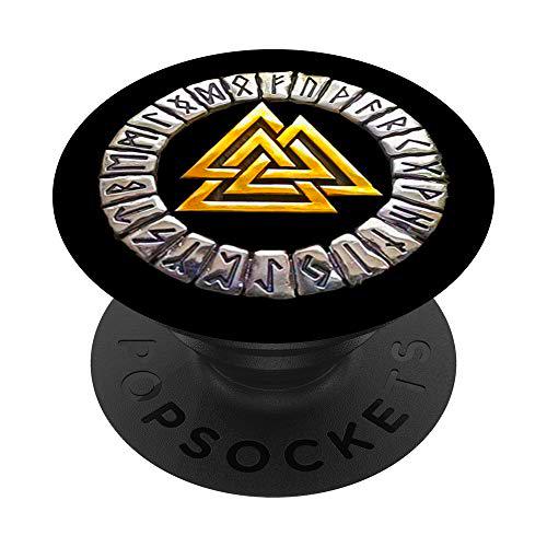 Talismán colgante Valknut PopSockets PopGrip: Agarre intercambiable para Teléfonos y Tabletas