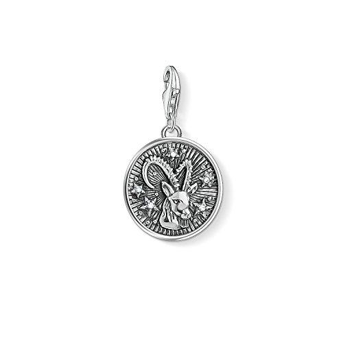 Thomas Sabo - Colgante de Mujer &quot;Charm Zodíaco Capricornio Charm Club&quot;