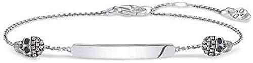 Thomas Sabo Mujer Plata de Ley 925 Plata Blanco Diamante