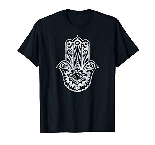 Mano de Hamsa, símbolo de protección, amuleto de la suerte Camiseta