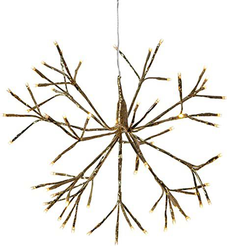 Star Firework Estrella colgante LED, dorado