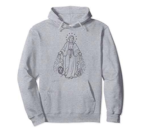 Virgen Medalla Milagrosa - Señora de la Medalla Milagrosa Sudadera con Capucha