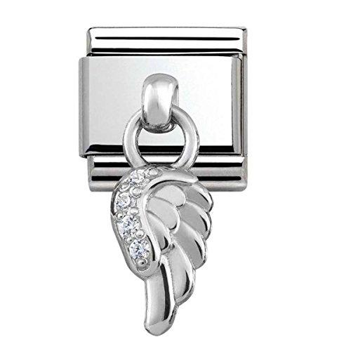 Nomination 331800/06 - Colgante de Plata 925 con circonitas Blancas para Mujer